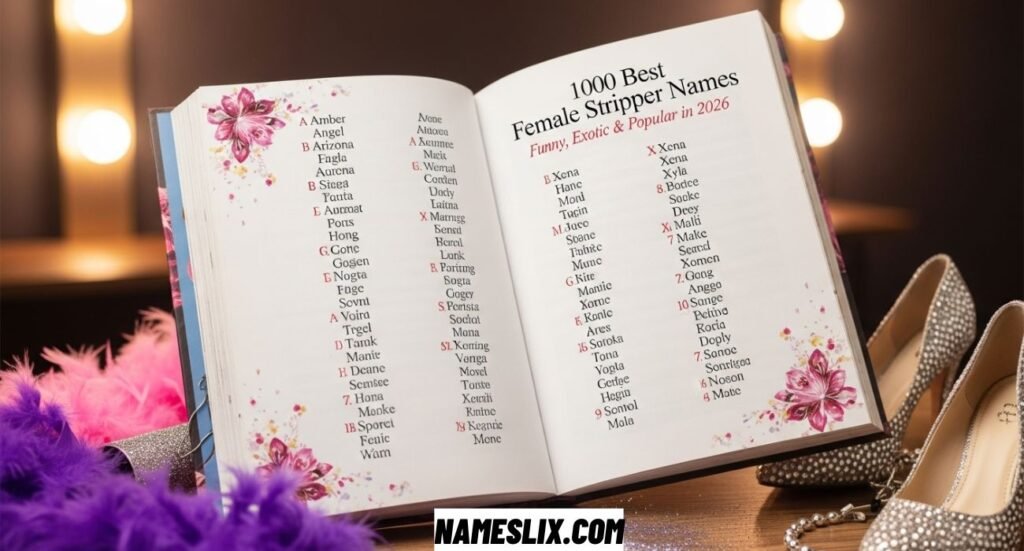 Best Female Stripper Names A to Z