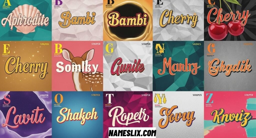 Best Female Stripper Names A to Z