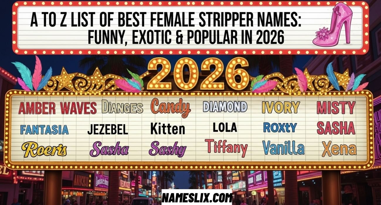 Best Female Stripper Names A to Z
