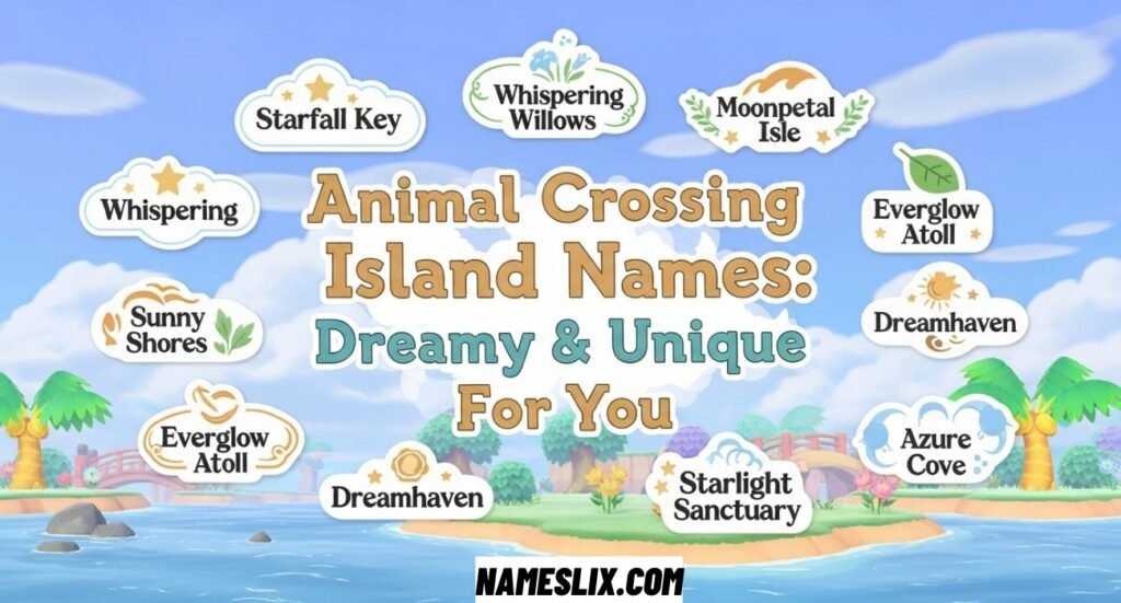 Animal Crossing Island Names Dreamy