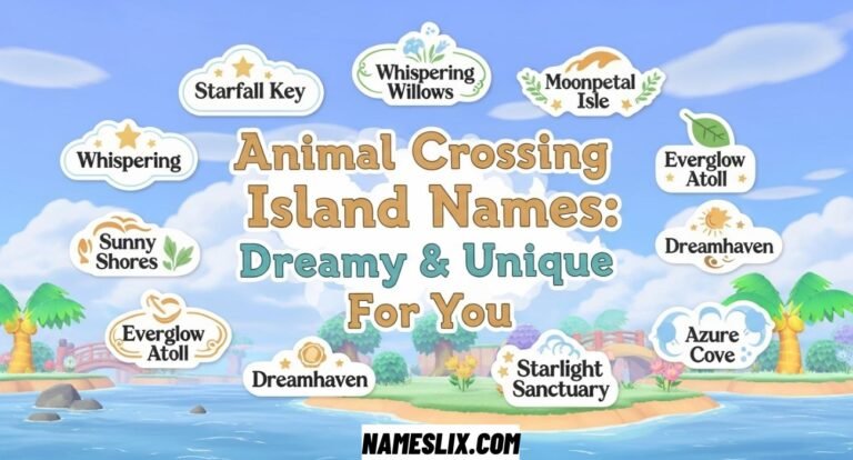 Animal Crossing Island Names Dreamy
