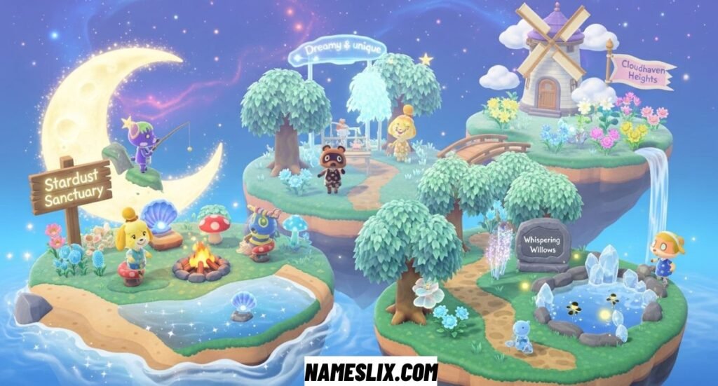 Animal Crossing Island Names Dreamy