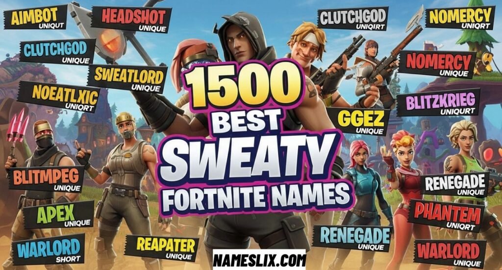 Best Sweaty Fortnite Names