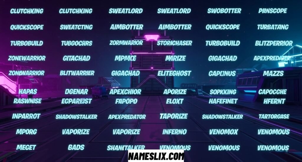 Best Sweaty Fortnite Names