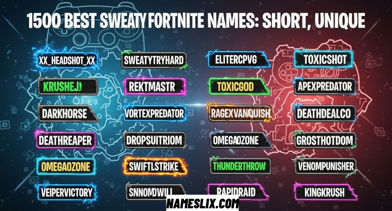 Sweaty Rust Names 1500 Best Sweaty Fortnite Names: Short, Unique