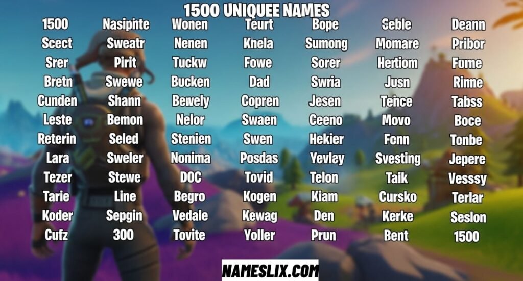 Best Sweaty Fortnite Names
