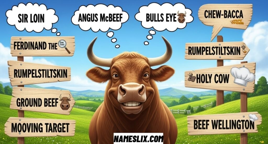Funny Bull Names Guaranteed