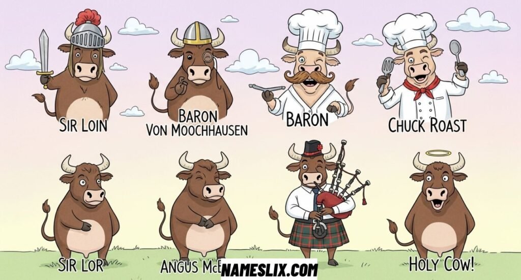 Funny Bull Names Guaranteed