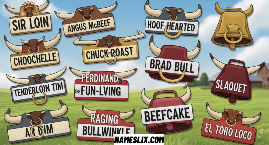 Funny Bull Names Guaranteed