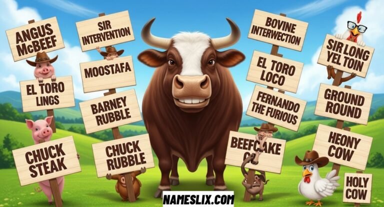 Funny Bull Names Guaranteed