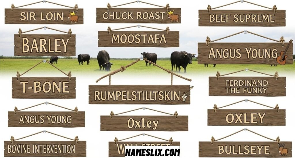 Funny Bull Names Guaranteed