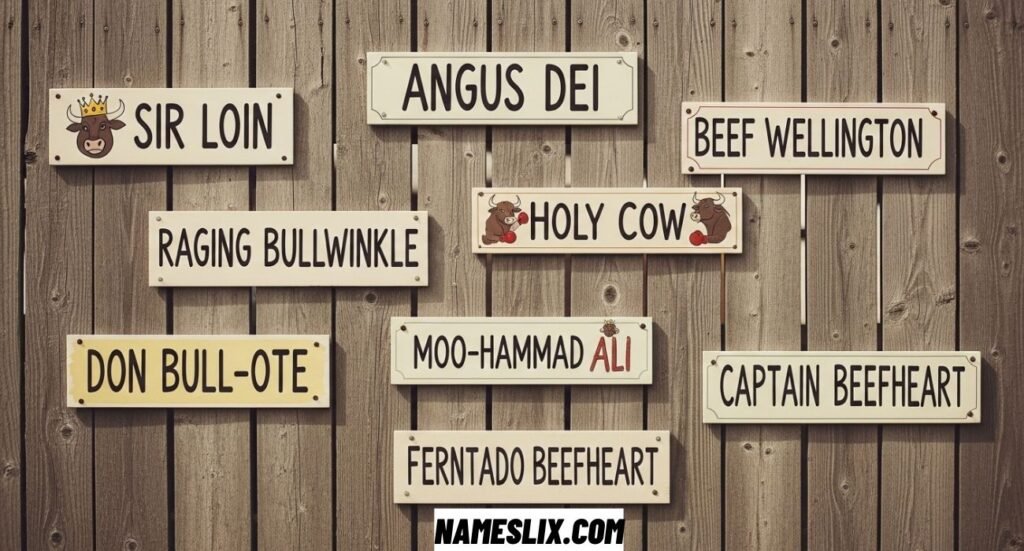 Funny Bull Names Guaranteed