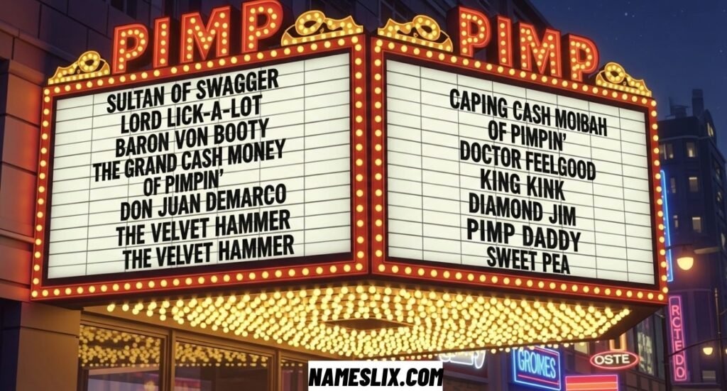 Funny Pimp Names Crazy
