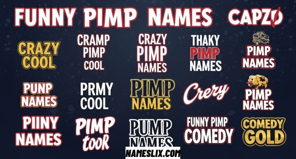 Funny Pimp Names Crazy