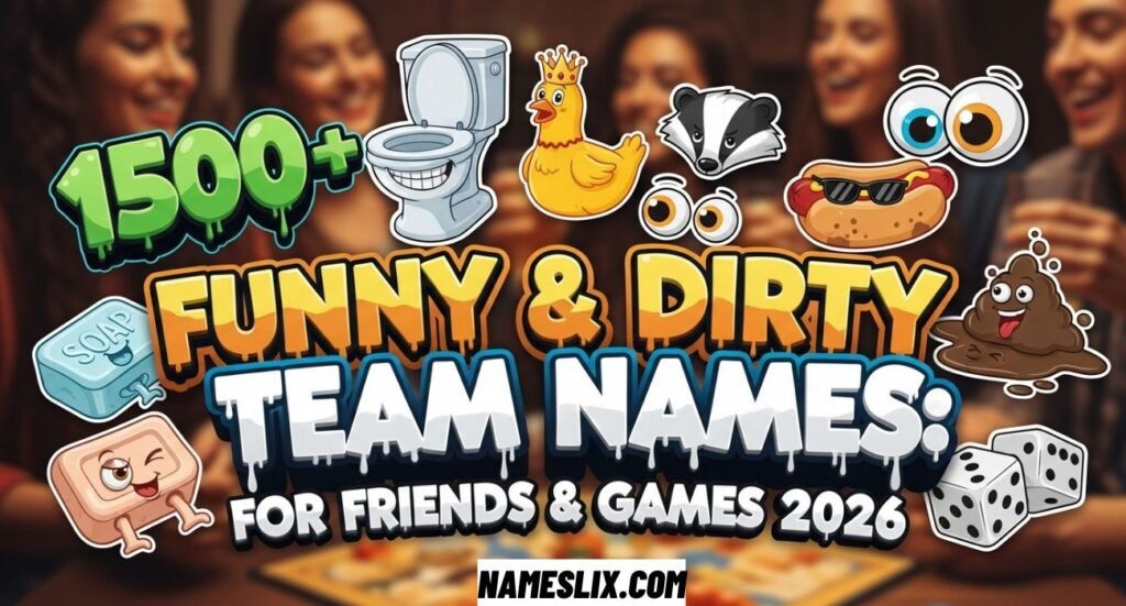 Funny Team Names Dirty