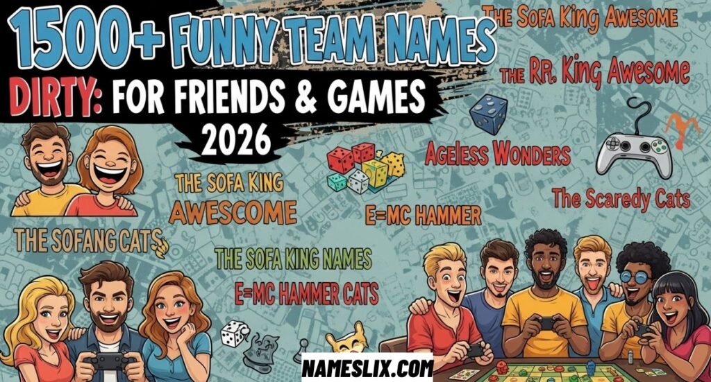 Funny Team Names Dirty