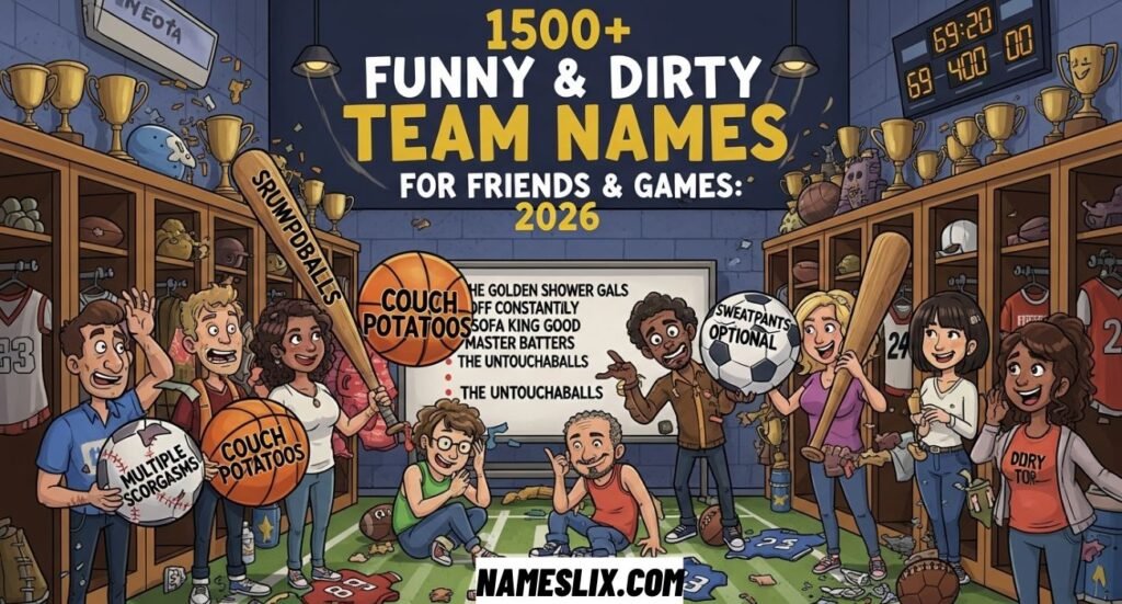 Funny Team Names Dirty