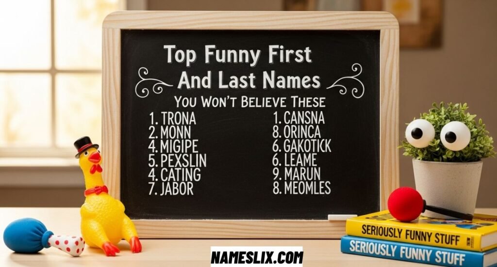 Top Funny First And Last Names