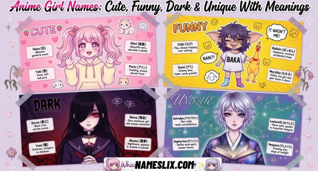 Anime Girl Names
