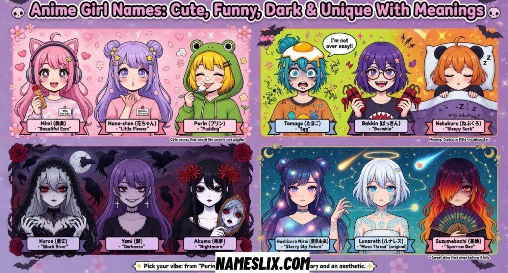 Anime Girl Names