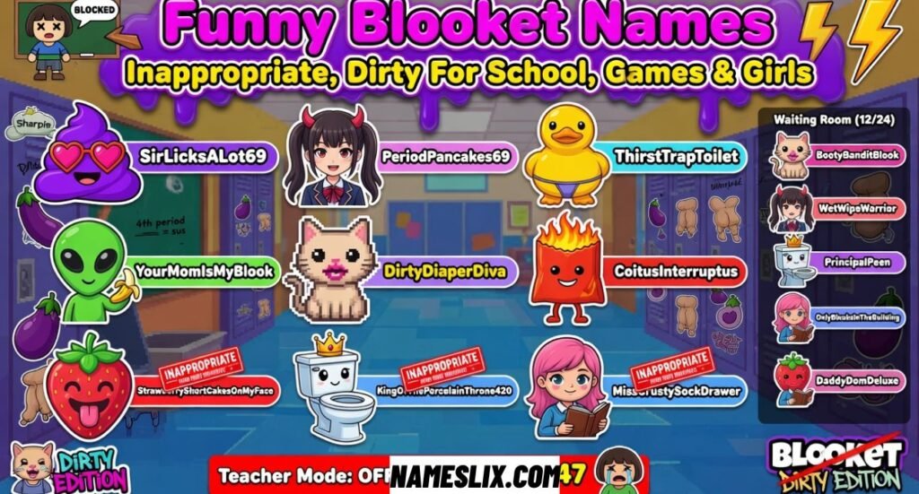 Funny Blooket Names