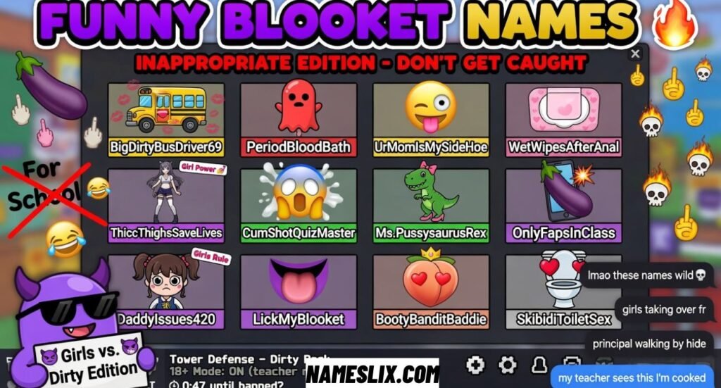 Funny Blooket Names