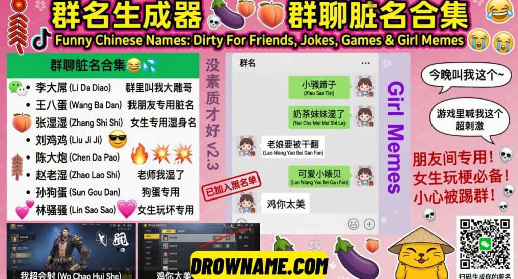 Funny Chinese Names