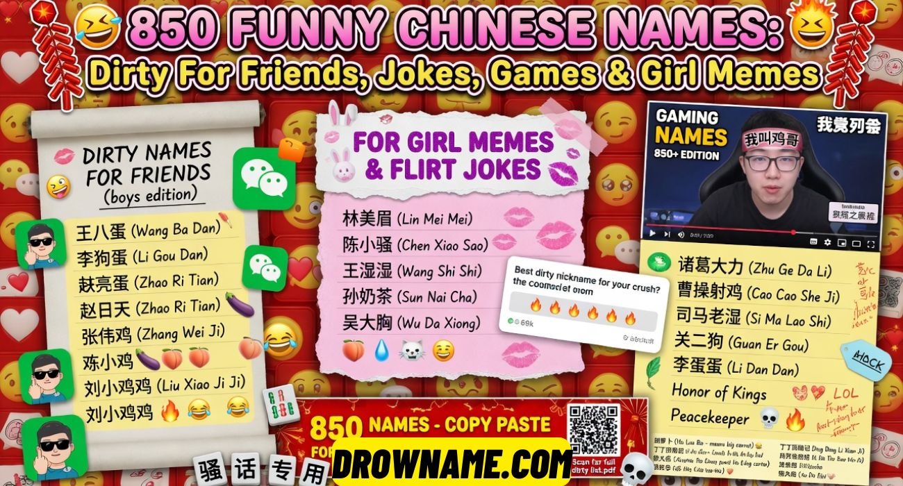 Funny Chinese Names