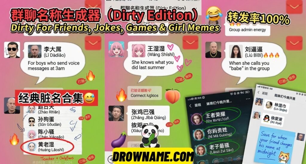 Funny Chinese Names
