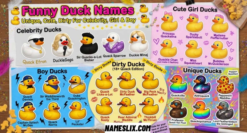 Funny Duck Names
