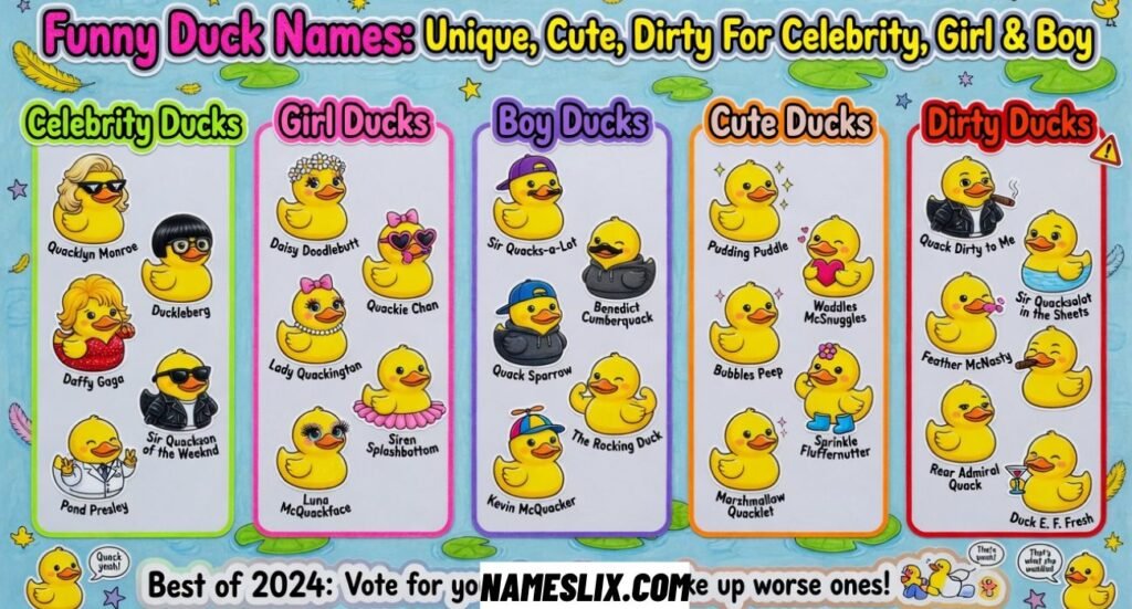 Funny Duck Names