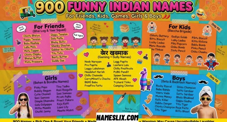 Funny Indian Names For Friends