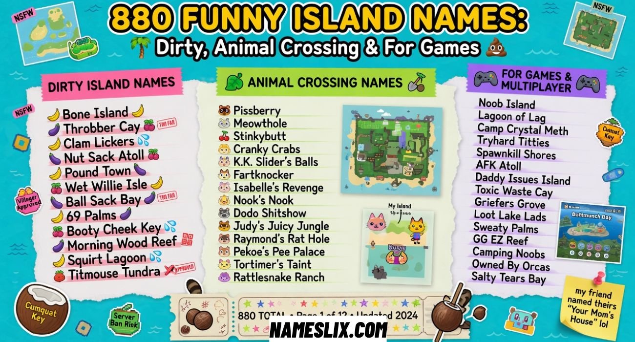 Funny Island Names