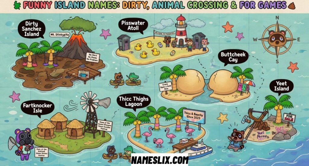Funny Island Names