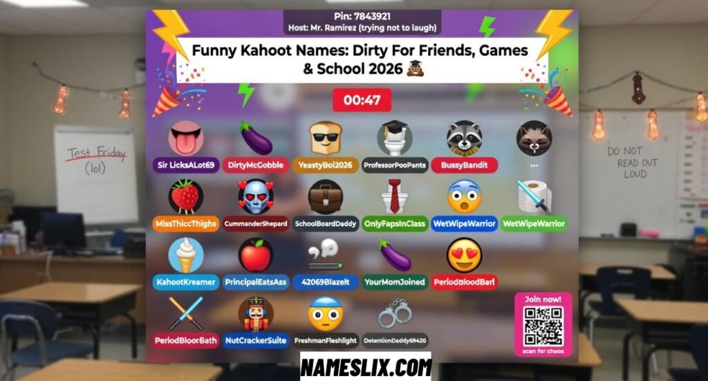 Funny Kahoot Names