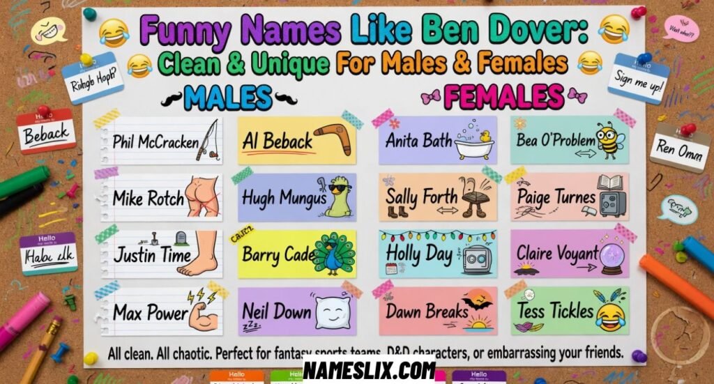 Funny Names Like Ben Dover
