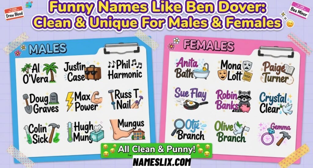 Funny Names Like Ben Dover
