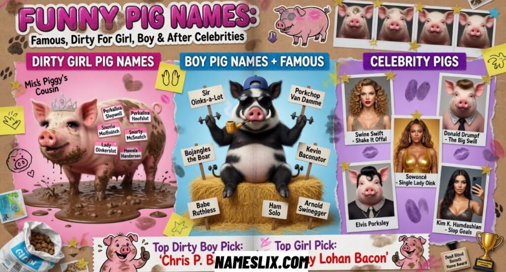 Funny Pig Names