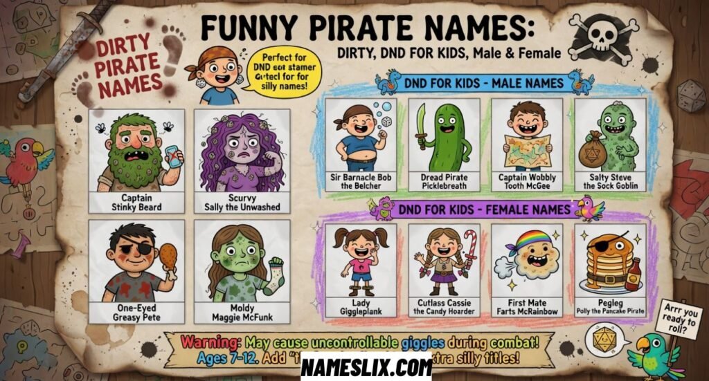 Funny Pirate Names