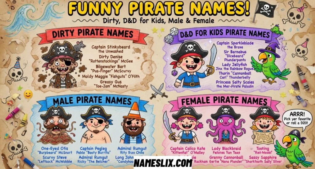 Funny Pirate Names