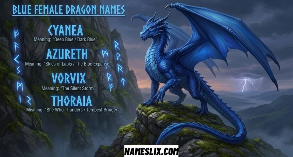 Blue Female Dragon Names
