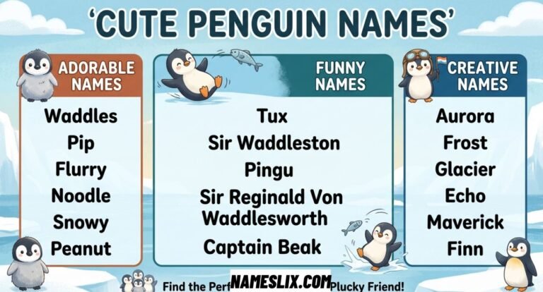 Cute Penguin Names