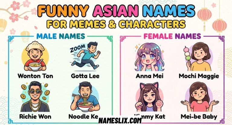 Funny Asian Names
