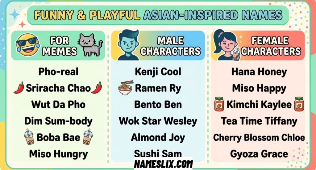 Funny Asian Names