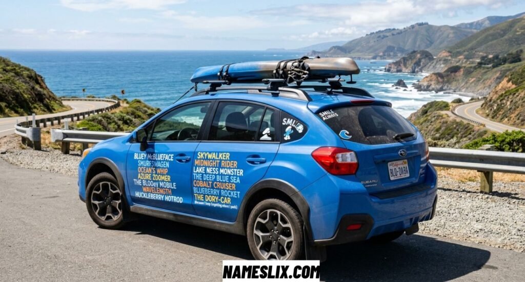 Funny Blue Car Names