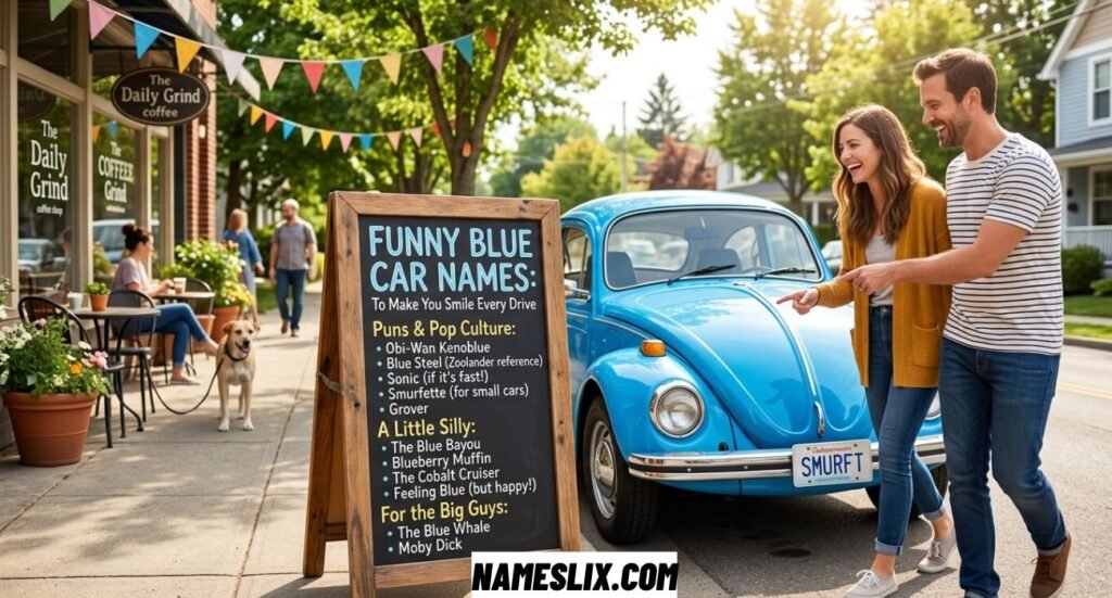 Funny Blue Car Names