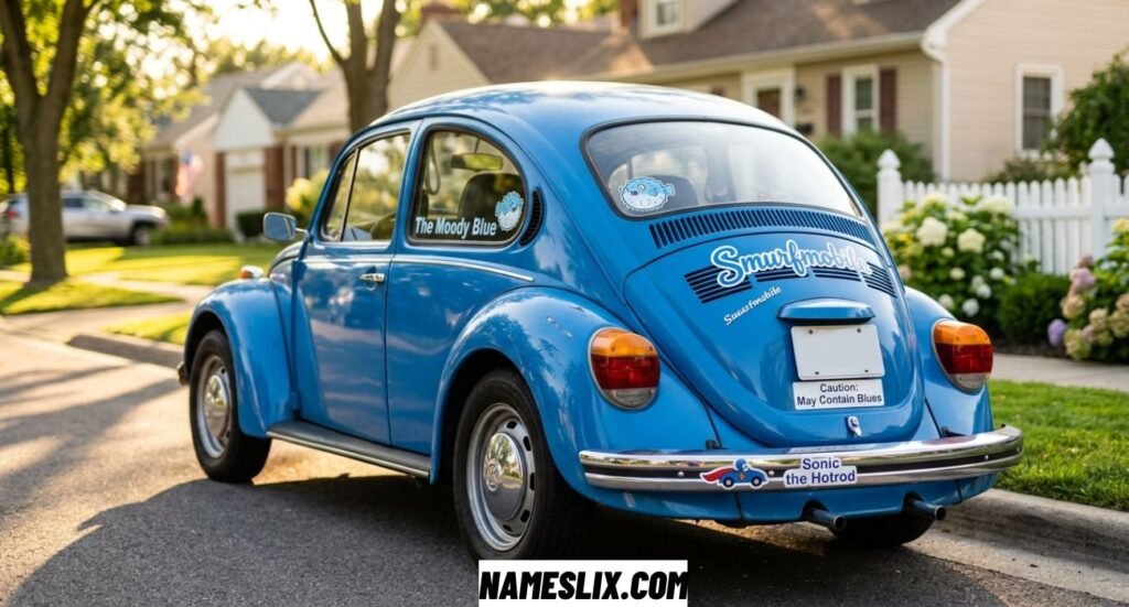 Funny Blue Car Names