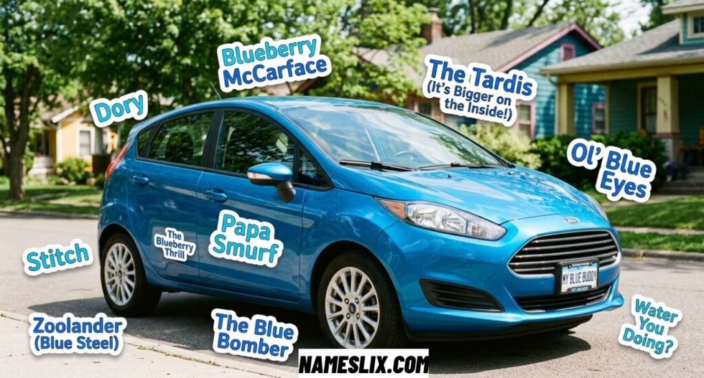 Funny Blue Car Names