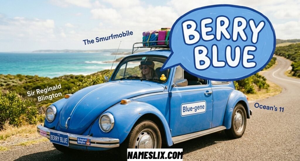 Funny Blue Car Names