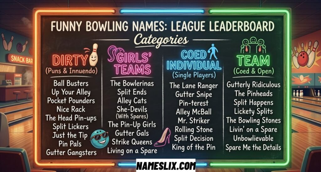 Funny Bowling Names